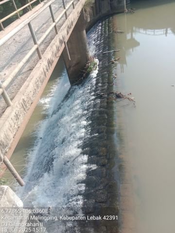 D.I. Cilangkahan II | Foto Inventarisasi | Bendung Cilangkahan II | Sukaraja, Malingping, Lebak