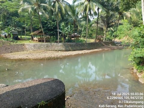 D.I. Cikalumpang | Foto Inventarisasi | Hulu Bendung Cikalumpang | Kadubeureum, Padarincang, Serang