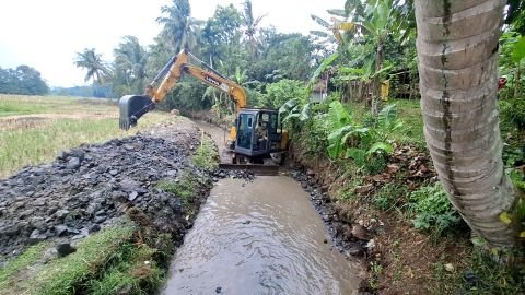 D.I. Cisangu Atas | Foto Inventarisasi | Galian STA 2+300 | Cibuah, Warunggunung, Lebak