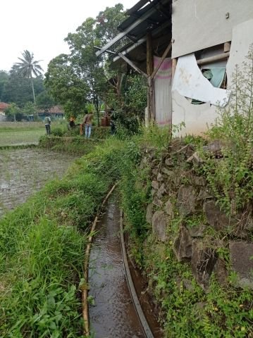 D.I. Cilembur I | Foto Inventarisasi | Penanganan kanan-kiri sta+375 | Pagadungan, Karang Tanjung, Pandeglang