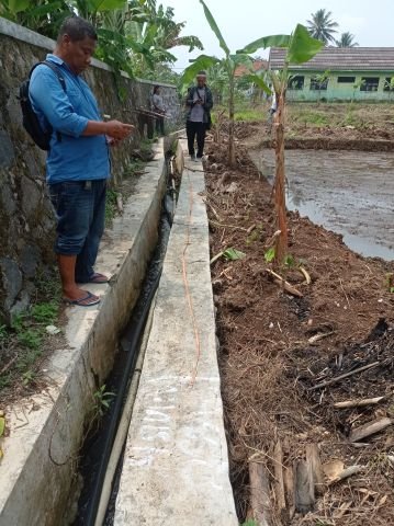 D.I. Cilembur I | Foto Inventarisasi | Hilir sta 0+558 | Pagadungan, Karang Tanjung, Pandeglang