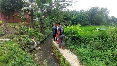 D.I. Cibayawak | Foto Inventarisasi | STA 0+450 Penanganan Sisi Kiri & Kanan | Pari, Mandalawangi, Pandeglang