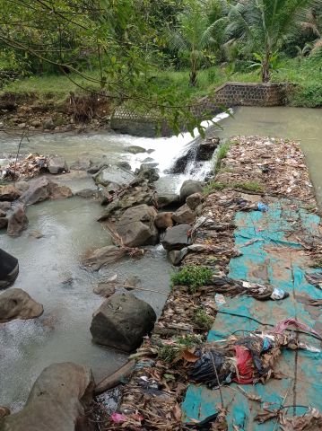 D.I. Cidahu Hilir | Foto Inventarisasi | Kondisi mercu bendung | Karyasari, Cikedal, Pandeglang