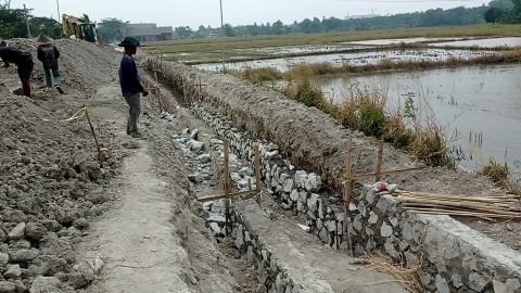 D.I. Ciwaka Bawah | Foto Inventarisasi | STA 0+075 (Lok. 2 Ciwaka) | Kalodran, Walantaka, Serang