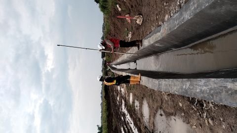 D.I. Demang | Foto Inventarisasi | Pengukuran DI Demang kiri | Mekarsari, Anyar, Serang