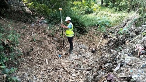 D.I. Cipari Ciwuni | Foto Inventarisasi | STA 0+0. | Harundang, Cikeusal, Serang