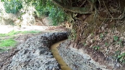 D.I. Nagara Padang | Foto Inventarisasi | Galian Mekanis di STA 0+325 | Nagarapadang, Petir, Serang