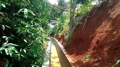 D.I. Nagara Padang | Foto Inventarisasi | Pek. Finising Acian di STA 1+525 | Nagarapadang, Petir, Serang