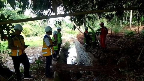 D.I. Cipari Ciwuni | Foto Inventarisasi | Kunjungan Monev di STA 0+168 | Nagarapadang, Petir, Serang