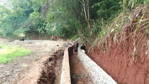 D.I. Nagara Padang | Foto Inventarisasi | Pek. Pasangan batu kali di STA 0+275 | Pancalaksana, Curug, Kota Serang