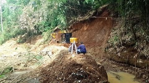 D.I. Nagara Padang | Foto Inventarisasi | Pek. Galian Mekanis di STA 0+350 | Nagarapadang, Petir, Serang